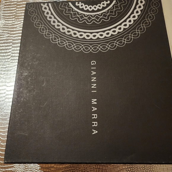 *HP* GIANNI MARRA Calfskin Black Ankle Boots Made in Italy - Picture 13 of 13